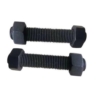 High-Strength Bolts Outer Hexagonal Nut Blackened Screws Bolts M10 M12 M14 M16 M20 M22 M24 M27 M30 Bolt and Nut Washer