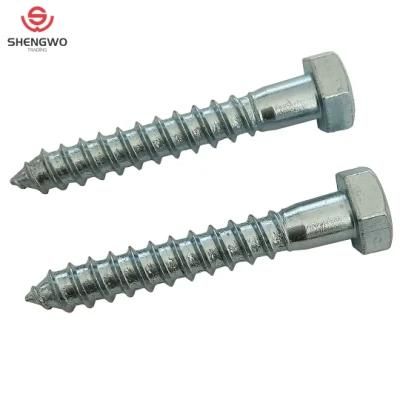 Zinc Plated Hex Wood Screw DIN571