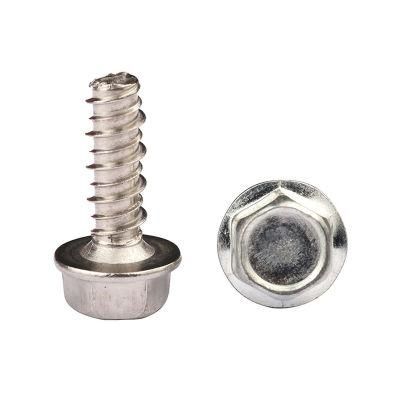 Steel Galvanized Hexagon Flange Hex Head Self Tapping Bolts