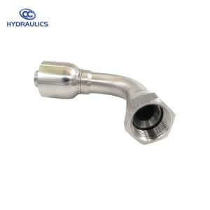 43 Series Hydraulic Connector Stainless Steel Female 90 Elbow Jic Crimp Fittings