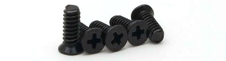 Mini Black Flat Machine Thread Forming Phillips Cross Countersunk Screw