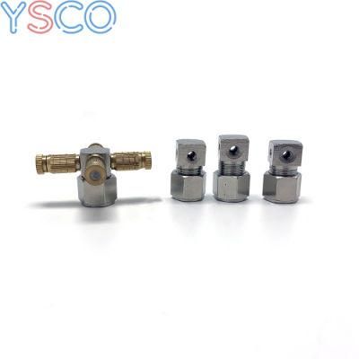 Ys 1/4&quot; Fog Mist Nozzle Multiple Connector with 4 Nozzle Seats