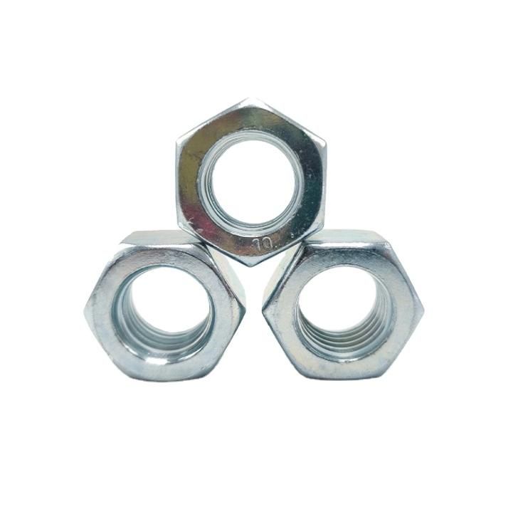 Unc Thread Galvanized Steel Black Oxide Hex Nut DIN934