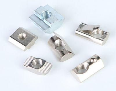 T Slot Nut with Spring Leaf for Aluminium Profile Leaf Spring Nut Spring Nut