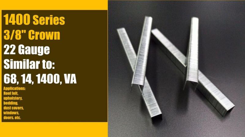 Premium Quality 22ga 1400 Series Staples 8mm for Upholstery