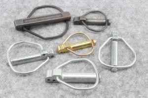 Yellow Zinc Plated safety Ring Lock Pin Linch Lynch Pins