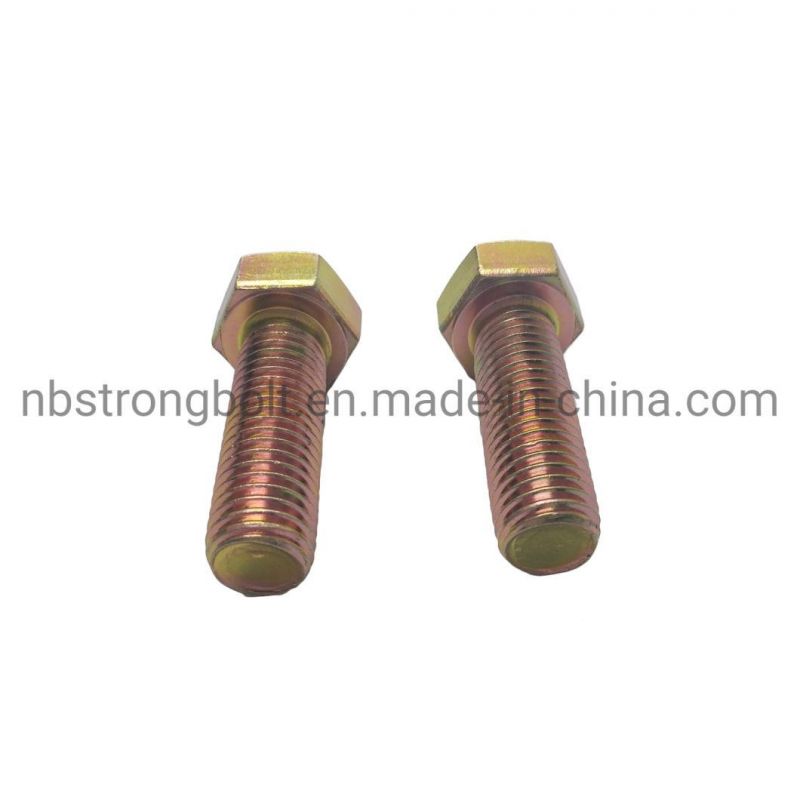 DIN933 Hex Bolt with Yzp Cl. 8.8