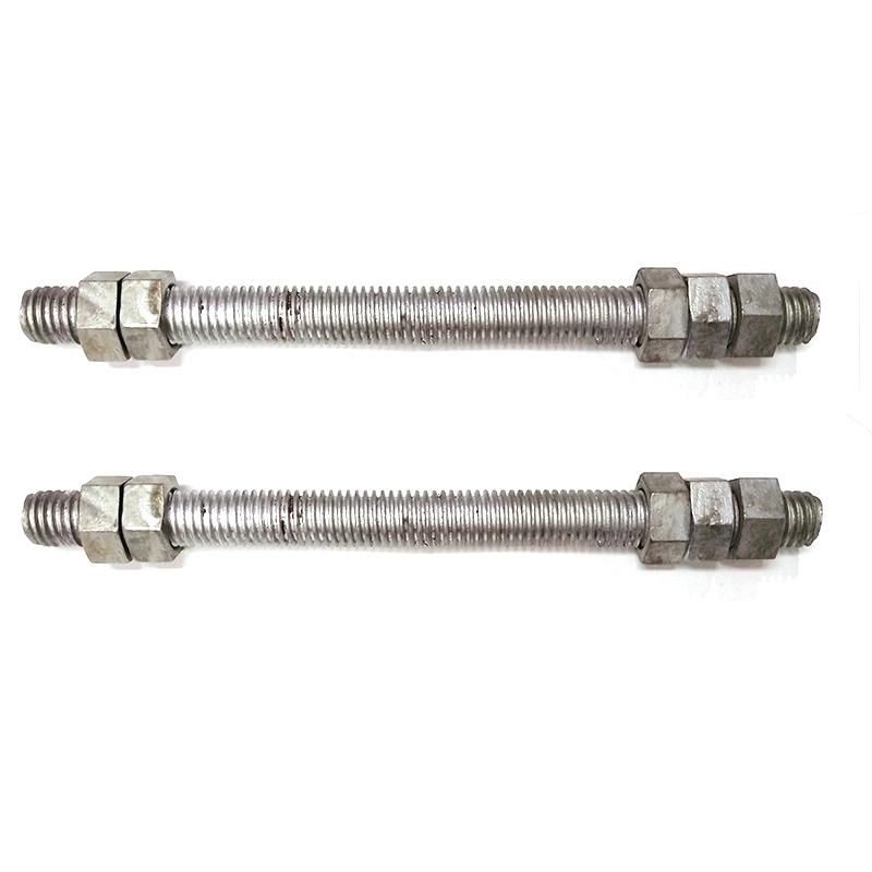 High Strength ASTM A193 B7 B7m L7 L7m DIN835 Double End Stud Bolts