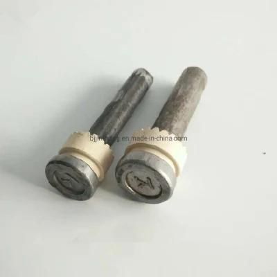 Plain - Cheese - Shaped Head Studs for Welding - Grade 4.6 - 19 - ISO 13918 - Carbon Steel