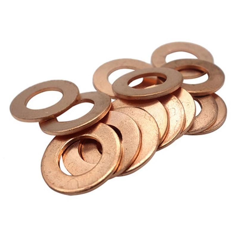 DIN125 Copper Flat Gasket Meson Brass Seal Gasket Plain Washers Brass Flat Washer