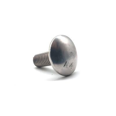 M8 Stainless Steel DIN603 Mushroom Head Round Head Square Neck Carriage Bolt