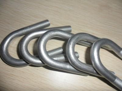 Custom L/J/U/I Shape Foundation Bolts Anchor Bolts Zinc/HDG/Dacromet M16*300