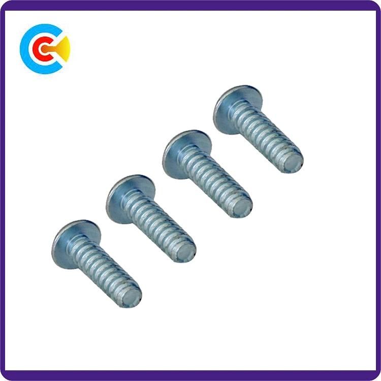 Carbon Steel Galvanized Torx Drive Button Head Cap Tapping Screw