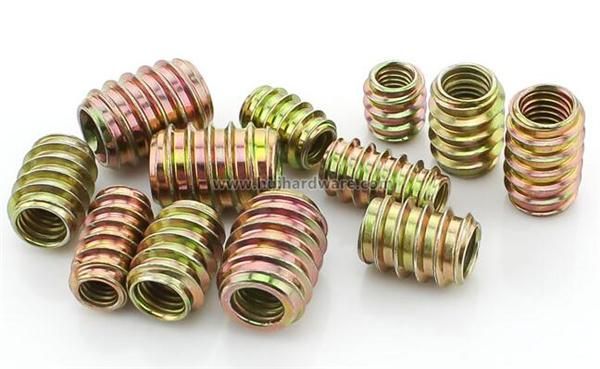 Carbon Steel Galvanized Wood Insert Hex Socket Nuts