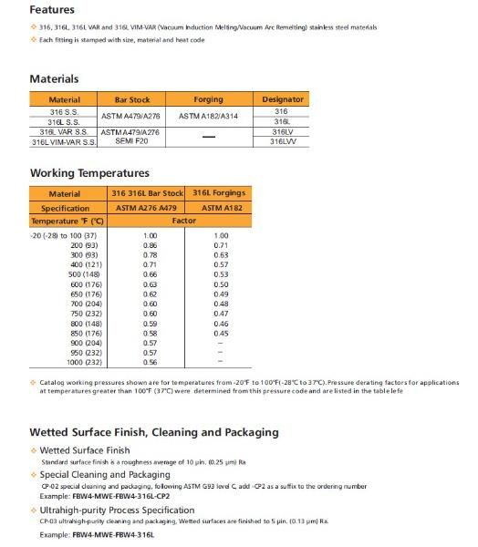 Hikelok Stainless Steel 316 304 Ultrahigh Purity Long Arm Butt Weld Fitting Union Tee