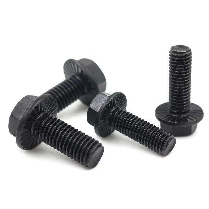 China Factory Wholesale Fastener DIN6921/DIN603/DIN912/DIN933/DIN931/DIN934/DIN985 Grade 10.9, ANSI Bolt and Nut, Black/Zinc Hex Head Screws, Flange Bolt, Nuts