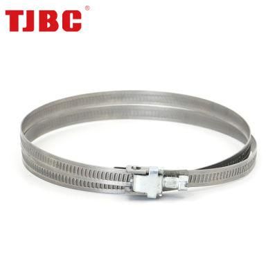 9mm Bandwidth Stainless Steel W2 Quick Release Hose Clamp for Automotive, Ventilation Pipe Fastener Hardware, 25-650mm