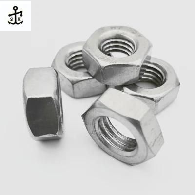 A2 A4 DIN934 Stainless Steel Hex Head Thin Jam Nut DIN936