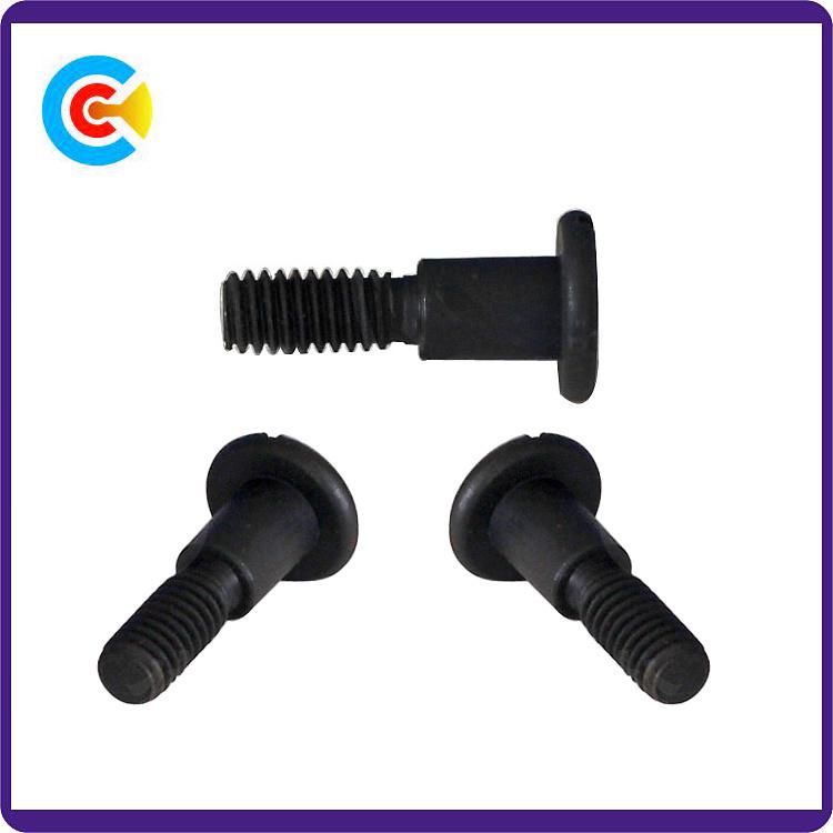 DIN/ANSI/BS/JIS Carbon-Steel/Stainless-Steel M5 Round Flat Non-Standard Head Screws for Building