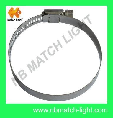 American Type Stainless Steel 304 Worm Gear Hose Clamp