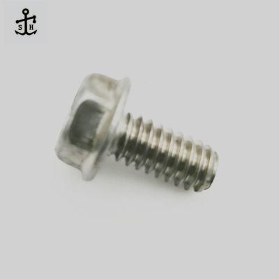 Stainless Steel SUS304 Ss Fasteners DIN 6921 Hexagon Flange Bolts M16 M20 Made in China