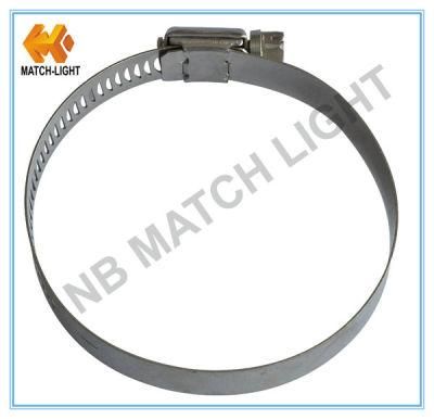 American Type Stainless Steel 304 Worm Gear Hose Clamp