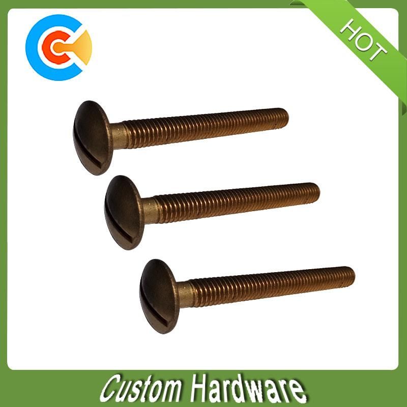 Brass Long Screw Special Screw Round Head Slotted Screw