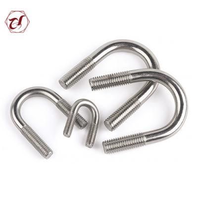 Full Thread Stainless Steel A4 -70 U Bolt Bent Bolt/Customize Bolt/DIN3570 U Bolt