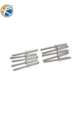 China Flat Domed Head Pop Blind Rivet Solid Steel Stainless Steel Rivets