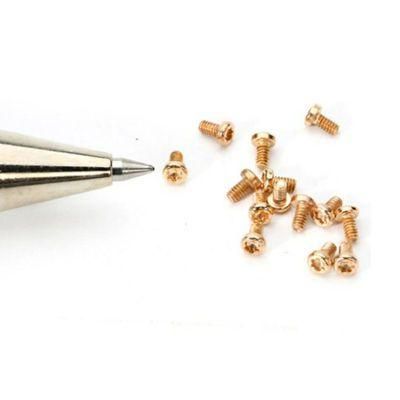 Precision Small Rose Gold Pan Cap Torx Head Machine Screws