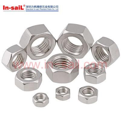 China Fasteners Manufacturer DIN934 Steel Screw Nut Shenzhen Port