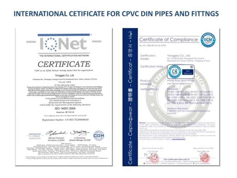 UPVC Pipe Fittings NSF &Upc Certificate Dwv ASTM D2665 Male Adaptor