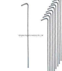 Galvanized Steel Garden Edging Fence Hooks for Camping