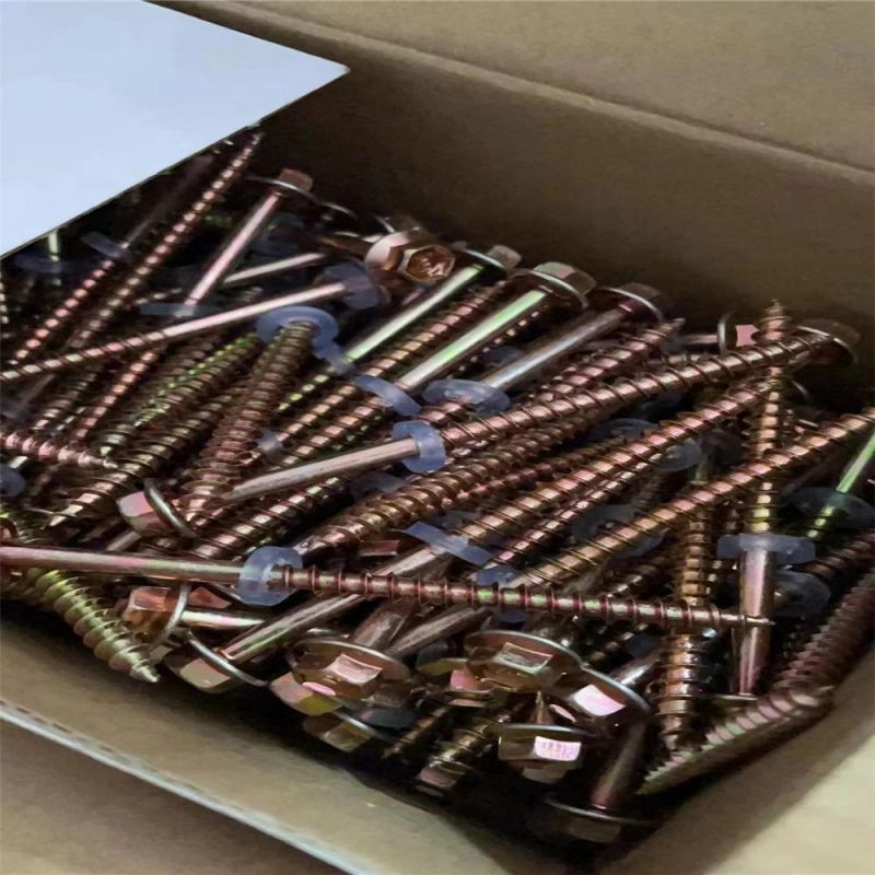 Drilling Screw Hexagon Flat Head Drilling Screw