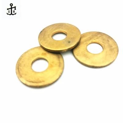 Customized Fasteners Extra Large Brass Hardware ISO 7094 Plain Washers Made in China