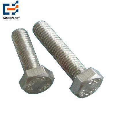 Stainless Steel 304 Zinc Steel Zinc Plating 4.8 6.8 8.8 9.8 Hex Bolt/Hexagon Bolt and Nut/Hex Cap Bolt &amp; Nut/Hex Head Bolt Made in China