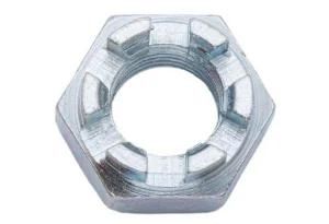 M56 Blue White Zinc or Yellow Zinc Plate Hex Slotted Nuts Castle Nuts DIN935