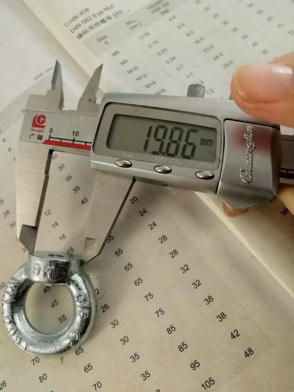 DIN582 M6 Carbon Steel Forged Eye Nut with Good Quality