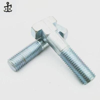 Zinc Plated Flat T Head Connecting Bolt for Aluminum Profile Made in China