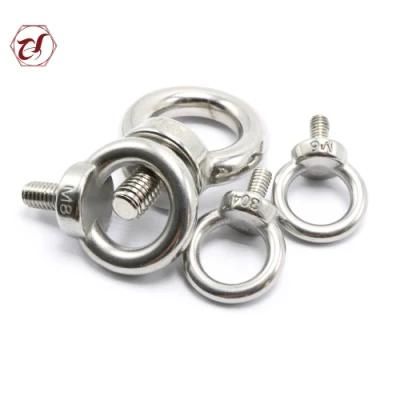 DIN580 Stainless Steel 304 316 M10 Eye Bolt