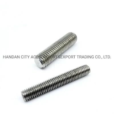 Chinese Factory M8 M10 M12 Galvanized Plain Stud Bolt Threaded Rods DIN 975