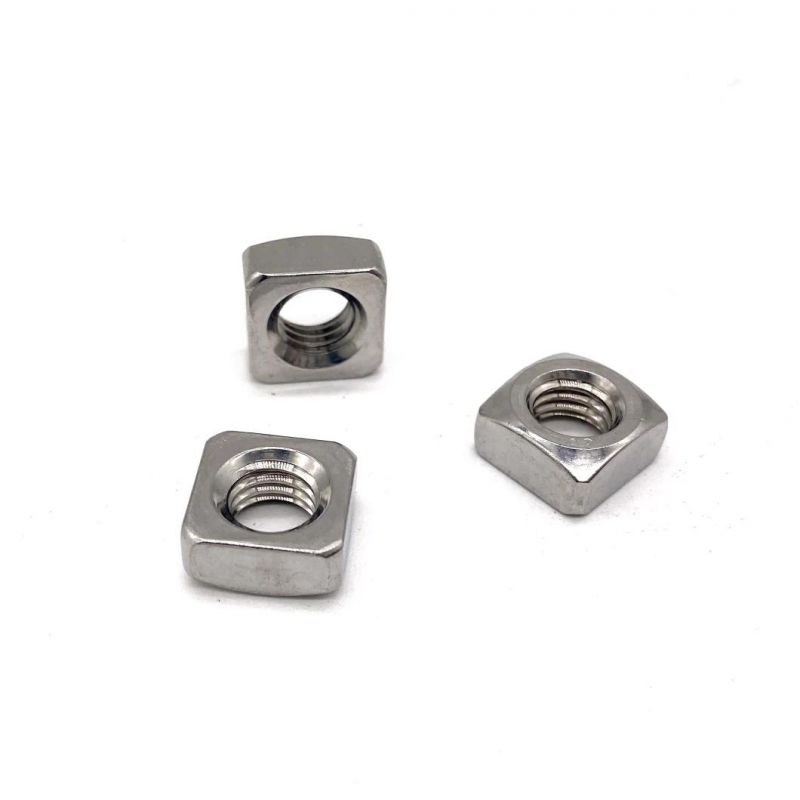DIN 557 A2-70 A4-80 Stainless Steel 304 316 Square Weld Nut