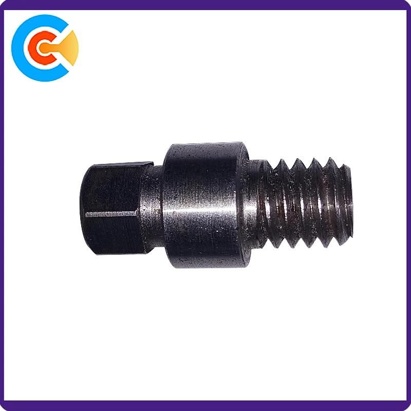 Precision CNC Turning Part Steel Shoulder Screw Hex Head Screw