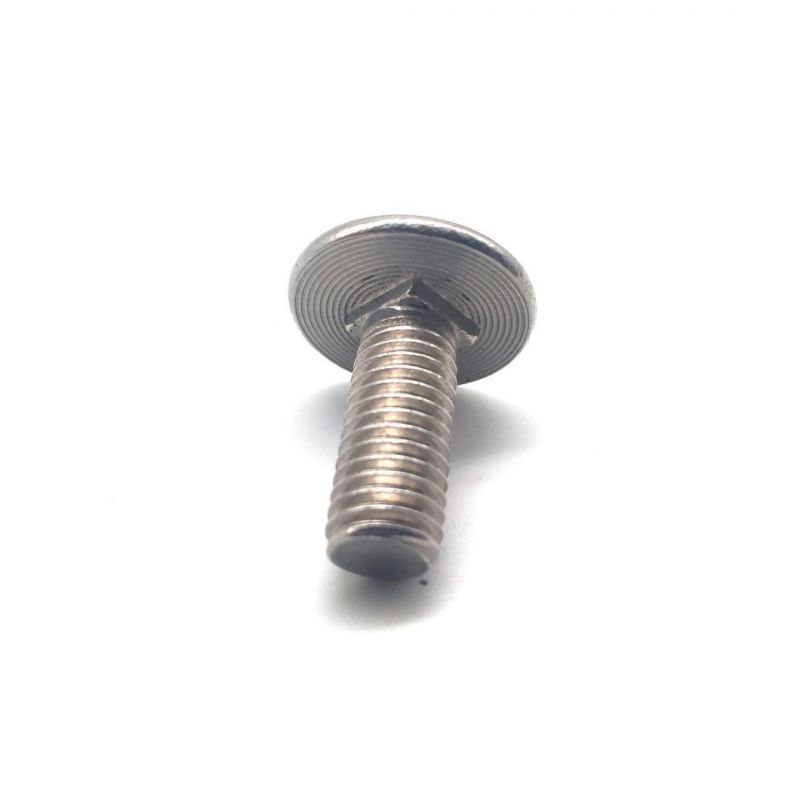 M5 M6 M8 M10 Stainless Steel 317 321 Square Short Neck Carriage Bolt