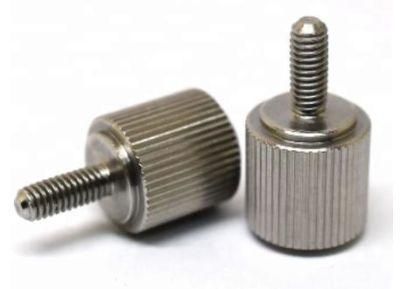 Stainless Steel/Aluminum M4 M5 M6 M8 Knurled Head Thumb Screw for Fitment