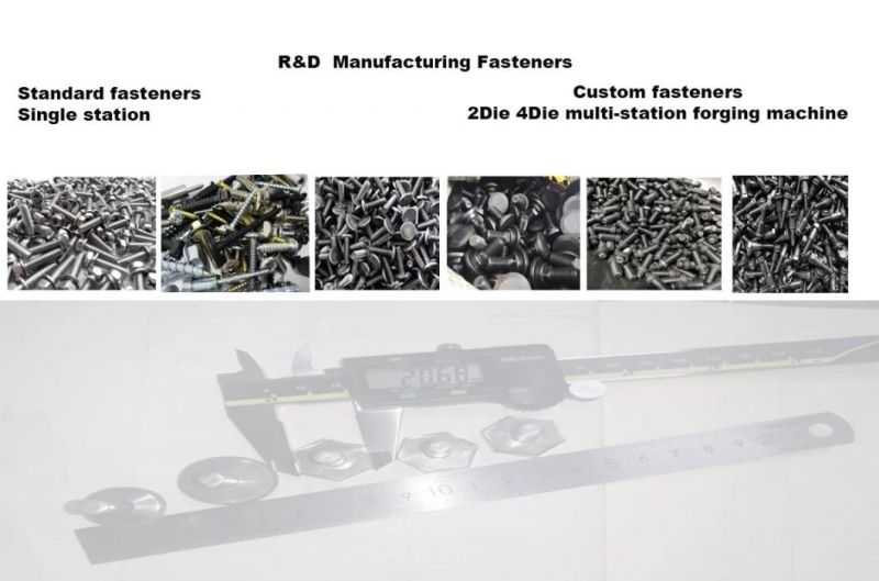 Stainless Steel 304 Black Screw /A2-70 Hex Socket Countersunk Machine Screw /Customized Screw with Nylon Patch Sandblasting and Blackening Fastener