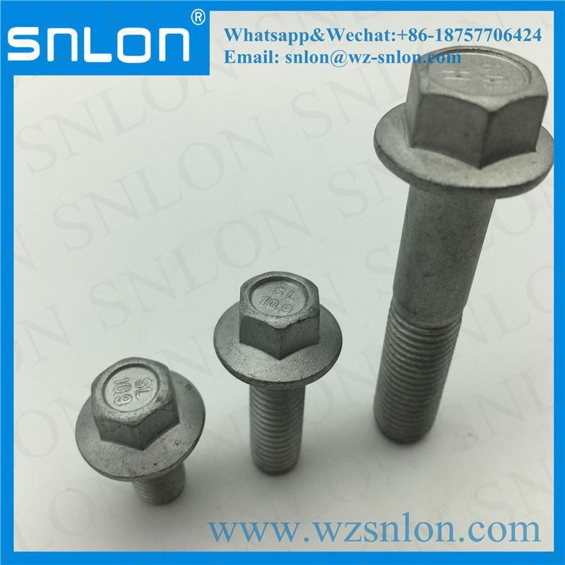 Hex Head Flange Screw Bolt for Auto Parts Class10.9