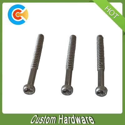 Customized Stainless Steel Precision Phillips Round Head Long Screw