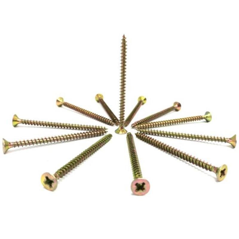 China Customized Countersunk Head 6#*1inch /3.5*25mm Chipboard Screw