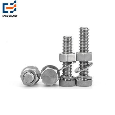 Ta2 Bolt and Nut Titanium Hex Head Bolt Ti Gr2 Hexagonal Bolt and Nut